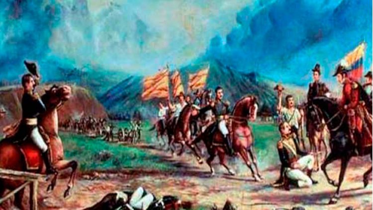 revenezuela1's tweet photo. #14deOct de 1813 La Batalla de Mosquiteros fue un enfrentamiento militar librado entre las fuerzas realistas de José Tomás Boves y patriotas al mando del general Vicente Campo Elías con victoria de las últimas.
@NicolasMaduro 
@_LaAvanzadora 
@MPPEDUCACION 
#VenezuelaEsPoesia https://t.co/DsuosfjUkq