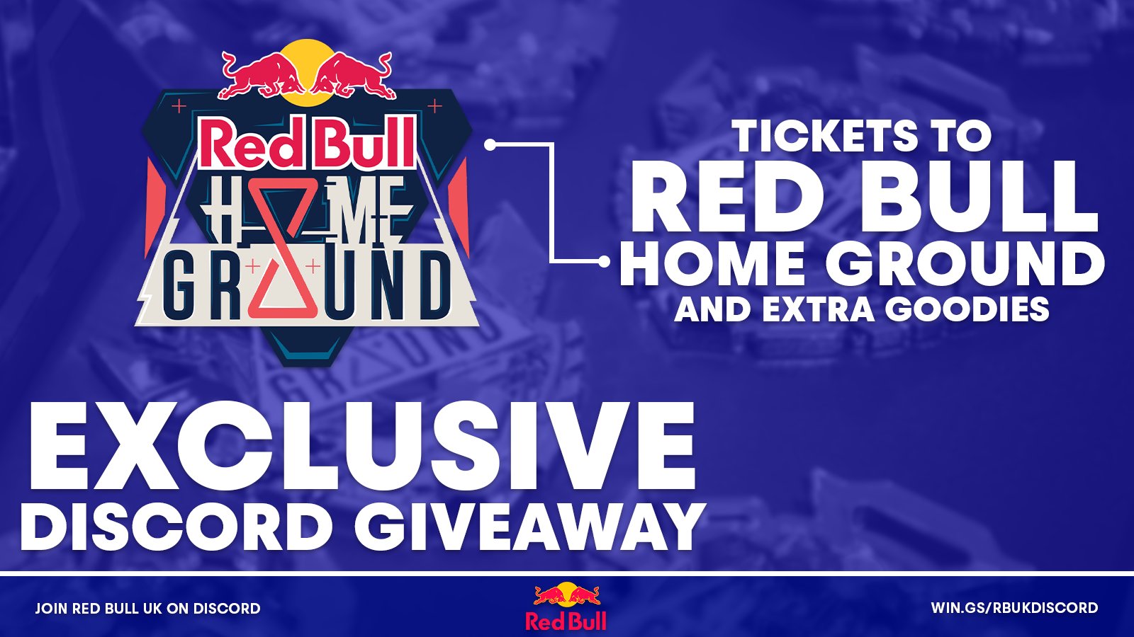 Red Bull UK on Twitter: "Our new monthly giveaway is now LIVE 🚨 giving away to Red Bull Ground in Manchester for you and a friend! 🥳 How do