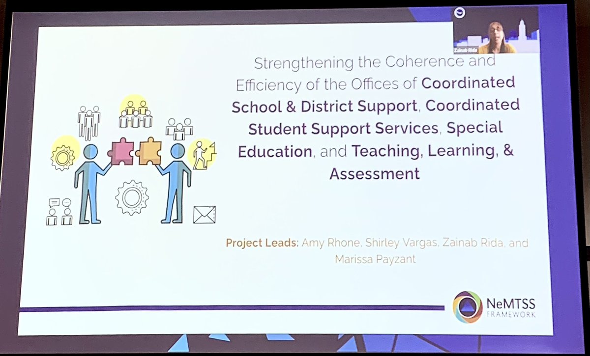 NDE_News's tweet photo. Listening to an overview of the Coherence Project, including background on the meaning of coherence, why the project was initiated, its purpose, &amp; how it will help NDE better support all school districts in Nebraska.  #NeMTSS22 https://t.co/wrmbxx3b0A