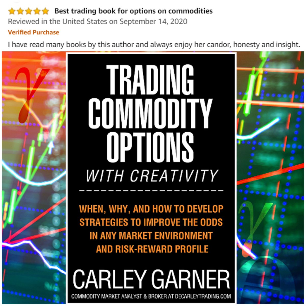 carleygarner's tweet photo. In a world of rampant inflation, get something of value for FREE! It's your last chance to download Commodity Trading with Creativity at no cost :) https://t.co/mL2mT6qLWr https://t.co/yk4DuqxvHJ