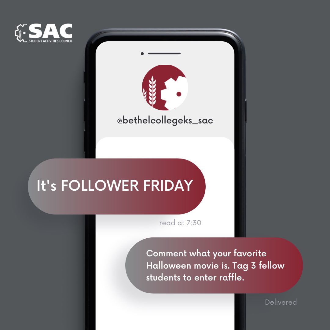 We’re back with another Follower Friday!! This week we are asking you all to comment your favorite Halloween movie. Also, if you tag 3 fellow students you will get entered into a raffle for a special Halloween themed prize!!