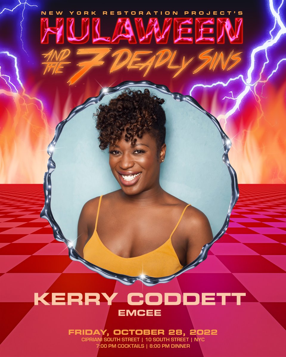New York Restoration Project (@nyrp) on Twitter photo Say hello to our #NYRPHulaween emcee <a href="/Overfab/">Kerry Coddett πΉπΉπ¬πΎ βπΏ</a>! π₯ On 10/28, Brooklynβs own Kerry Coddett will welcome guests for a wickedly good time at Hulaween and the Seven Deadly Sins at @cipriani South Street π Tickets are almost gone!ποΈGet yours β‘οΈ nyrp.org/hulaween π¨:<a href="/BobBottleNYC/">Bob Bottle</a> Say hello to our #NYRPHulaween emcee <a href="/Overfab/">Kerry Coddett πΉπΉπ¬πΎ βπΏ</a>! π₯ On 10/28, Brooklynβs own Kerry Coddett will welcome guests for a wickedly good time at Hulaween and the Seven Deadly Sins at @cipriani South Street π Tickets are almost gone!ποΈGet yours β‘οΈ nyrp.org/hulaween π¨:<a href="/BobBottleNYC/">Bob Bottle</a>
