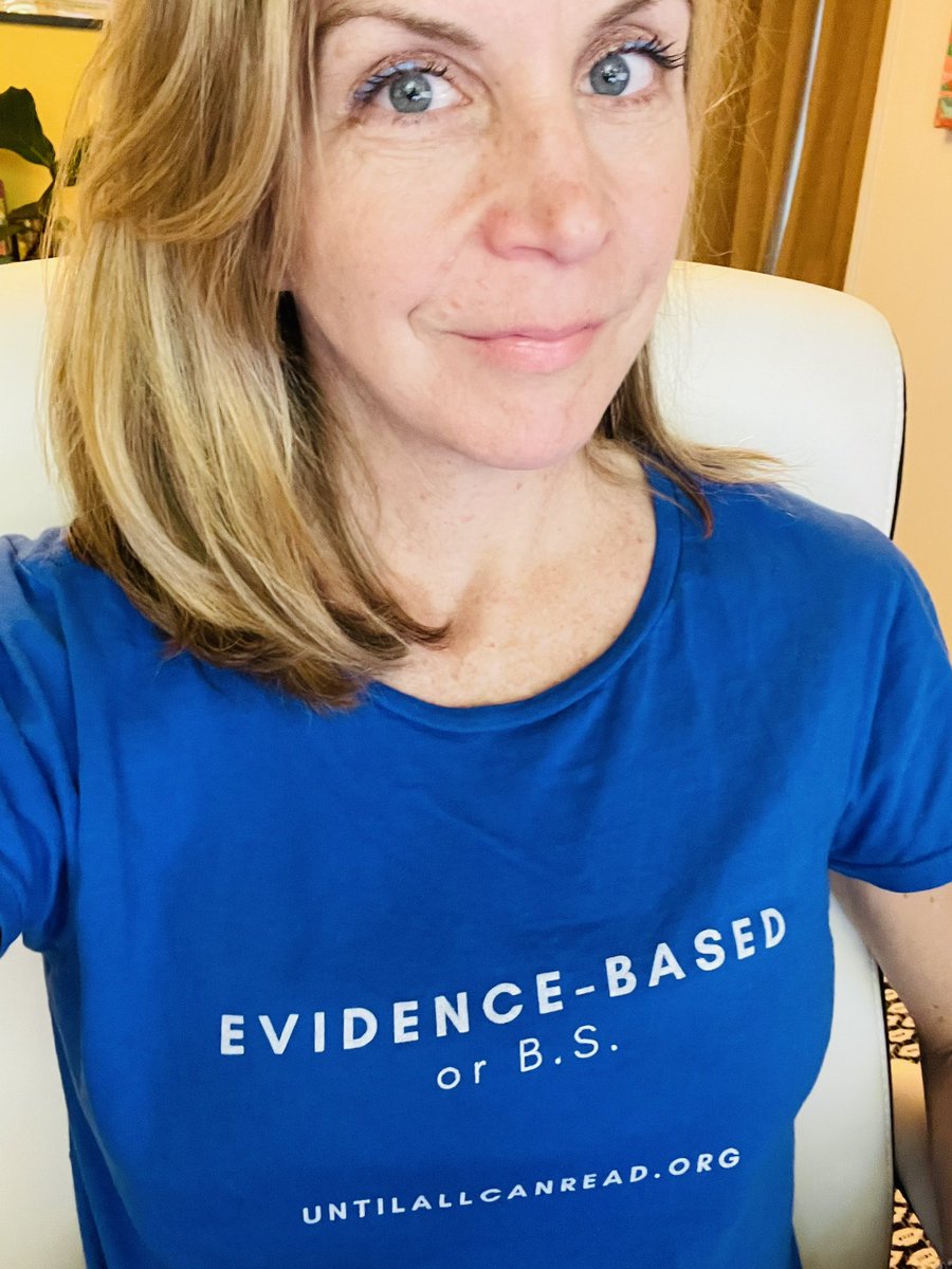untilallcanread's tweet photo. Happy Friday, literacy warriors! Here’s a good shirt for your upcoming IEP meeting, if they try to tell you F&P LLI is evidenced based. Balanced Lit = BS!! #DyslexiaAwarenessMonth #OOTD #EvidenceBasedOrBS https://t.co/E7sAG2msAv