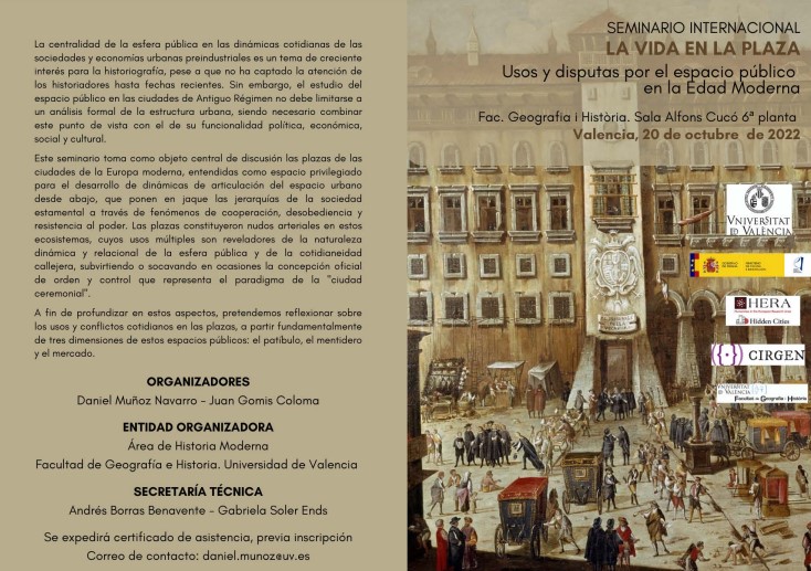 GeneroCultSubj's tweet photo. El próximo jueves 20 de octubre tenéis una cita en la Facultad de Geografía e Historia de la Universitat de València. ¡Nos vemos en la plaza! @juangomiscoloma @CIRGEN1 https://t.co/Vw4VLGoMyr