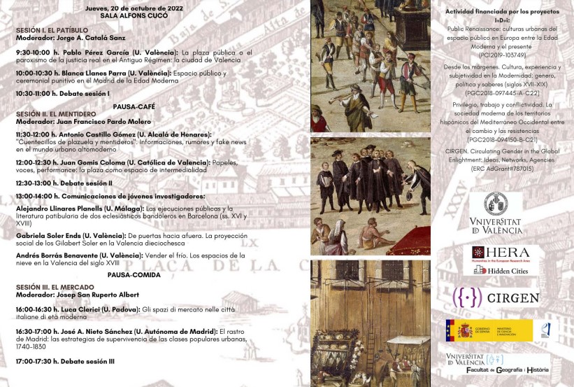GeneroCultSubj's tweet photo. El próximo jueves 20 de octubre tenéis una cita en la Facultad de Geografía e Historia de la Universitat de València. ¡Nos vemos en la plaza! @juangomiscoloma @CIRGEN1 https://t.co/Vw4VLGoMyr