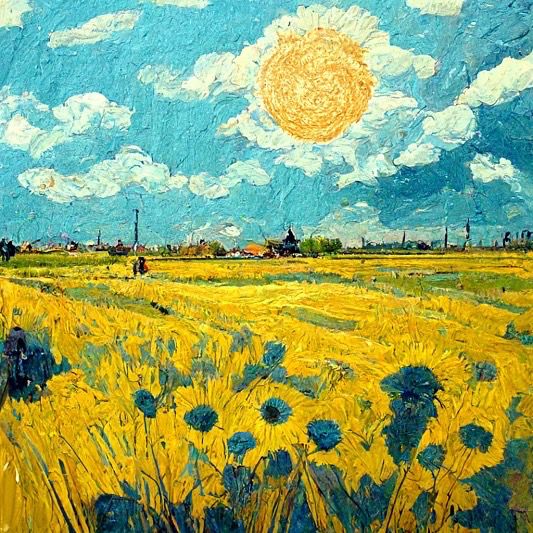 HARSHITYAHAHE's tweet photo. Sunny days by Vincent Van Gogh made wit Ai

—————————————————tags
#ai #aiart #artficialintelligence #midjourney #vincentvangogh #vincentvangoghmuseum #starrynight https://t.co/52aNfwD1lS