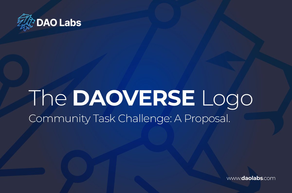 TheDAOLabs's tweet photo. @TheDAOLabs consuls the #DAOVERSE community. In recent weeks, Daoversians all over the world, the best of #SocialMining, proposed a new image for our products. You can read the findings and rationale in our blog:
https://t.co/iKnpTffsPB https://t.co/T7sV4b9ESv