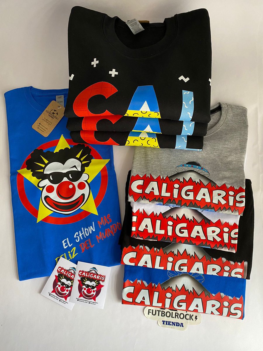 FutbolrockT's tweet photo. SORTEO CALIGARIS EN COLOMBIA🤡

Fútbolrock te regala la camiseta que tú quieras de los Caligaris⚽️🤘🏻

Pasos:

1.Seguirnos 
2.RT y FAV a este tweet.
3.Responder este tweet con tu canción favorita de los Caligaris.

Sorteo hasta el lunes 17 de oct 8pm https://t.co/LITrCHhIFH