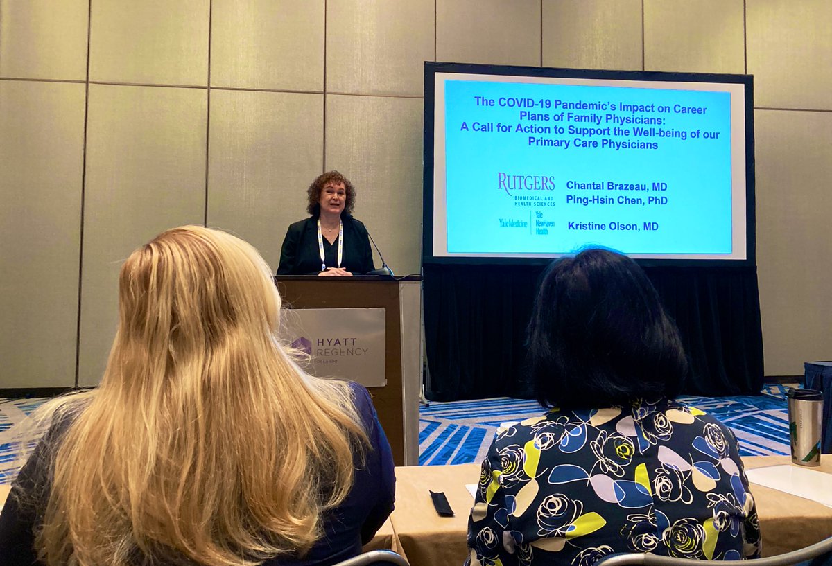 healthcare_pwac's tweet photo. #PWAC colleagues worked w/ Scientific Chair Dr. Trockel to examine burnout &amp; other factors in family physicians. Key finding: #TraumaticStress ➡️ significant reevaluation of priorities &amp; work/life. Remedying #PhysicianBurnout may be critical to retention. #ICPH2022 #ICPH22 https://t.co/xLUtS9VQII