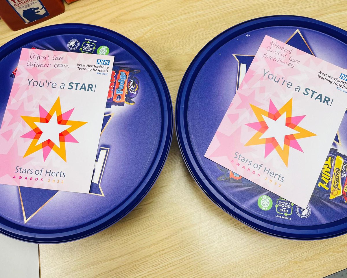ICU West Herts Teaching Hospitals (@westhertsicu) on Twitter photo Well done to all the ICU staff, Outreach, ACCP's & Education Team who received nominations in <a href="/WestHertsNHS/">West Herts Teaching Hospitals NHS Trust</a> #StarOfHerts awards. Many had been nominated by colleagues & received a token of thanks from the Trust. Congratulations to all the winners! Especially <a href="/v_page/">Valerie Page</a> <a href="/BunmiAfolami/">Samuel Afolami</a> Well done to all the ICU staff, Outreach, ACCP's & Education Team who received nominations in <a href="/WestHertsNHS/">West Herts Teaching Hospitals NHS Trust</a> #StarOfHerts awards. Many had been nominated by colleagues & received a token of thanks from the Trust. Congratulations to all the winners! Especially <a href="/v_page/">Valerie Page</a> <a href="/BunmiAfolami/">Samuel Afolami</a>