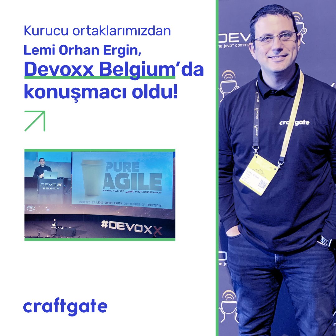 Kurucu ortaklarımızdan, Chief Software Crafter’ımız <a href="/lemiorhan/">Lemi Orhan Ergin</a>, #Devoxx Belgium'da yaklaşık 1000 kişinin izlediği konuşmasında “saf #çeviklik üzerine #kültür oluşturma” yöntemlerini anlattı.🚀

Konuşmanın tamamı için --> youtu.be/6pim0Mbcteg 

#DevoxxBelgium #Devoxx #Culture