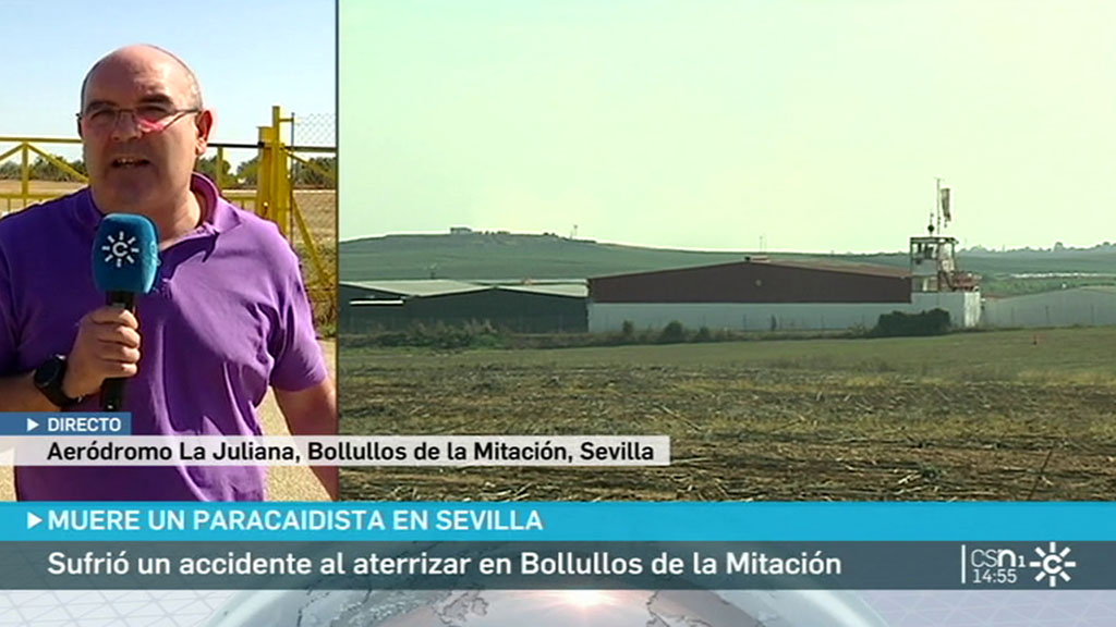 Muere un paracaidista al estrellarse en la localidad sevillana de Bollullos de la Mitación

🌐 csur.red/571e50La8Am