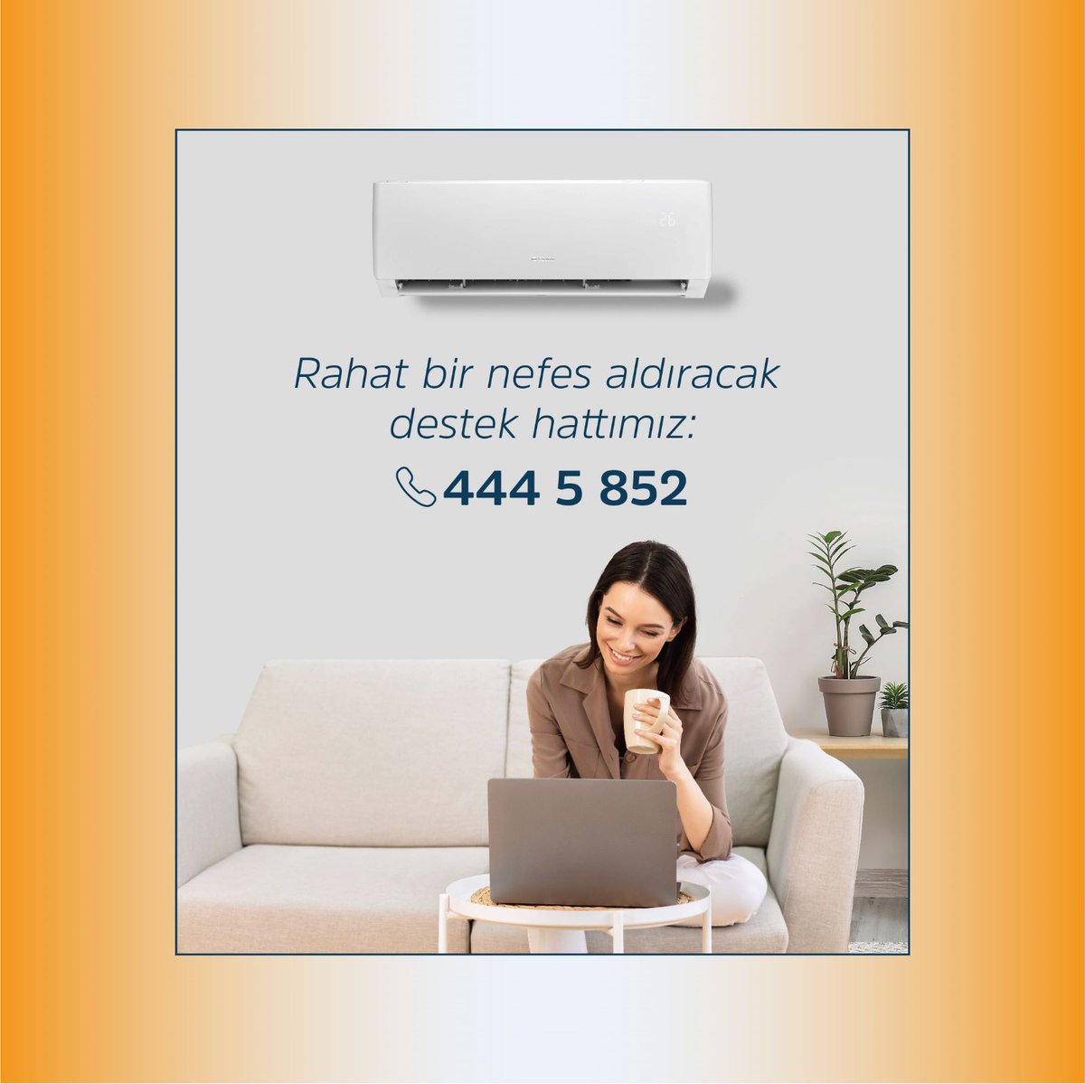 GreeTurkiye's tweet image. Klimanız için desteğe ihtiyacınız varsa 444 5 852’yi arayın, rahat bir nefes alın!

#GreeKlima #TLCKlima