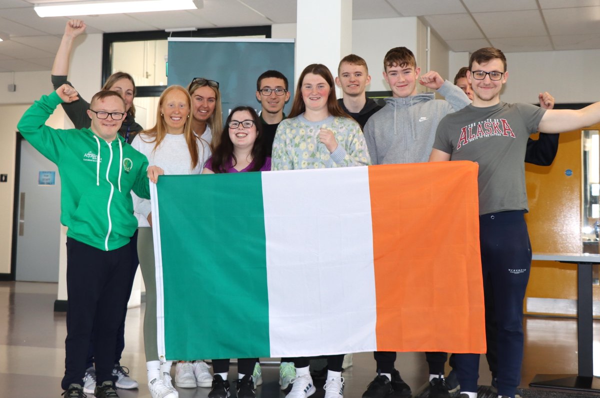 carlowinstitute's tweet photo. Wishing the very best to our FIT Student Robbie English as he heads off to represent Ireland in the Down Syndrome World Swimming Championships in Portugal on Monday. #Ireland#Champion
@DownSyndromeIRL @KCETB_QA @KCETB_FET @ETBIreland @kclr96fm @Carlow_co_co @ThisisFet @edmatters https://t.co/attunADJPx