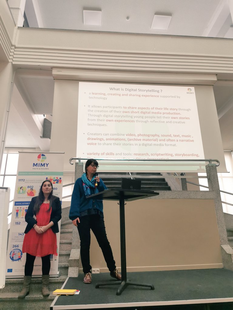 Digital Storytelling - A method with a lot potential of empowerment and creative space 🙌 A workshop by Catherine Richard and <a href="/AmaliaGilodi/">Amalia Gilodi</a> 🎥