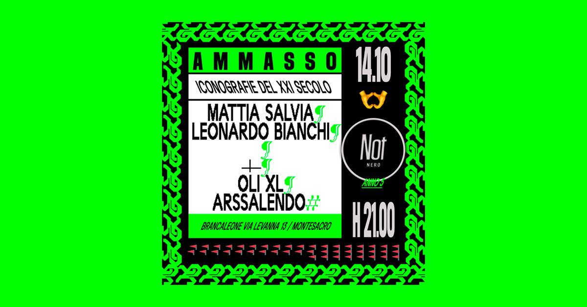 ❌❌❌Mancano poche ore!❌❌❌
Si comincia alle 21 con Mattia Salvia e Leonardo Bianchi, si prosegue con Arssalendo e Oli XL.
Se oggi siete a Roma: ci vediamo al Brancaleone!
