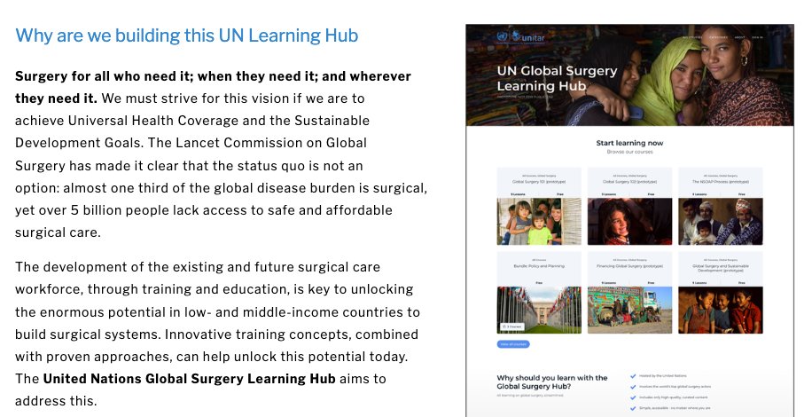 Want to be part of The UN Global Surgery Learning Hub? 6 days left! We are seeking nominees for 3 key committees to guide the Hub's development and operation 🌍 globalsurgeryfoundation.org/learn 🗓️ Nominate by 31 Oct #GlobalSurgery @UNITAR @surgfoundation @RCSI_Irl @theG4Alliance