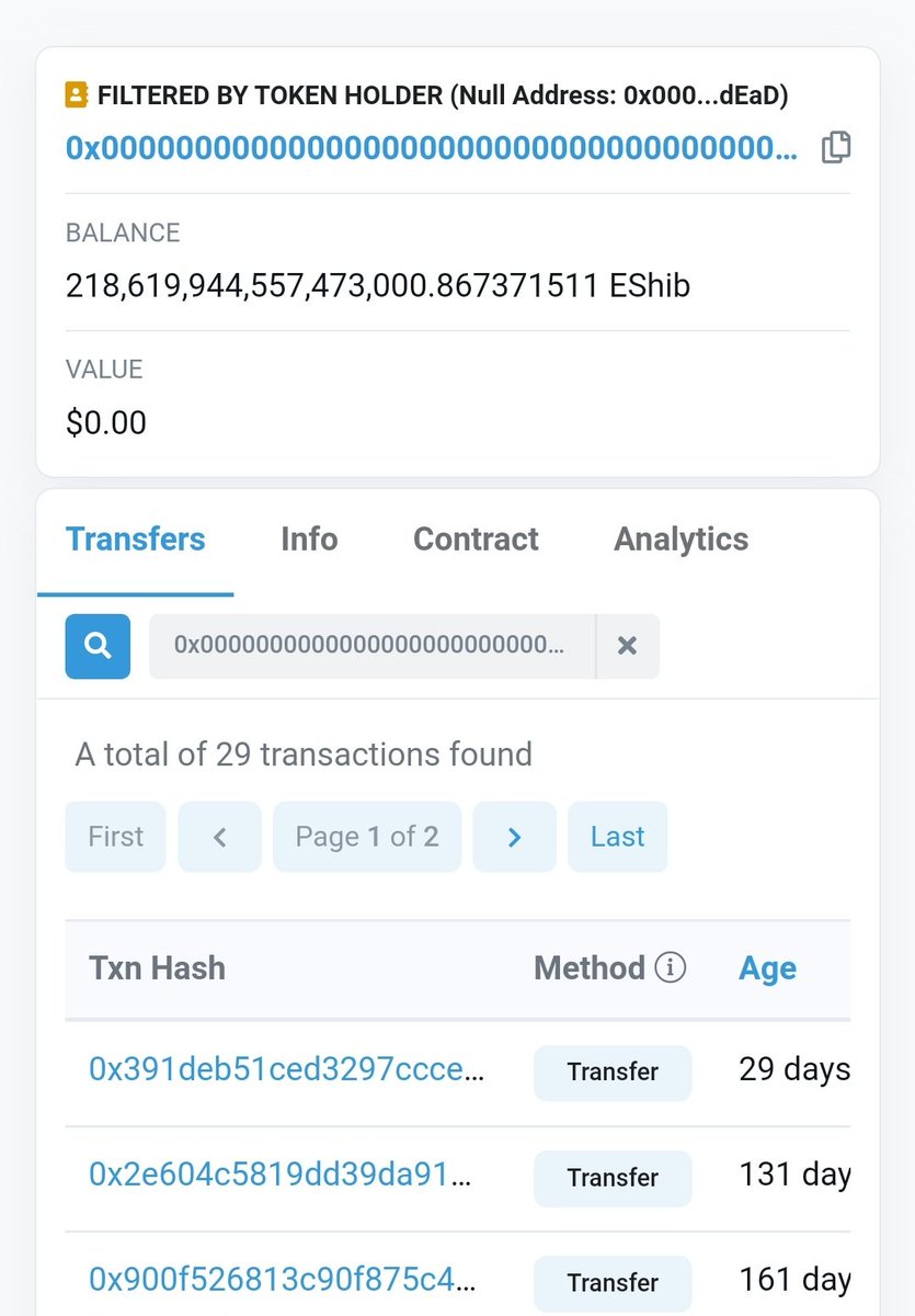 Always look for the positive. ++
We keep burning automatically!! 🔥

More transactions, more tokens burned.
#EuroShibaInu #Burn

bscscan.com/token/0xffaa85…