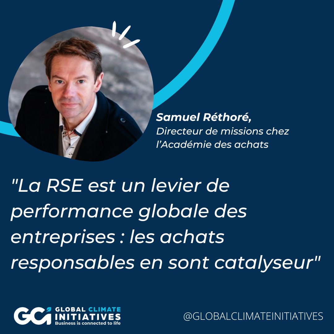 Samuel Réthoré nous fait part de sa vision sur l’importance de l’intégration des enjeux #RSE dans les stratégies d’#achat des entreprises et organisations publiques.
➡️Pour lire son témoignage en intégralité : 
hubs.ly/Q01pNgTz0