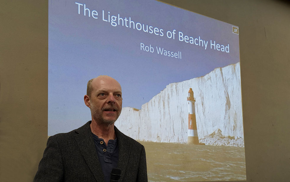 robwassell's tweet photo. Thank you to @FamilyRootsEast for having me talk to your group about the Lighthouses of Beachy Head on Thursday 6th October. It was a great audience who asked lots of questions and I thoroughly enjoyed it. https://t.co/P51KnyIGJh