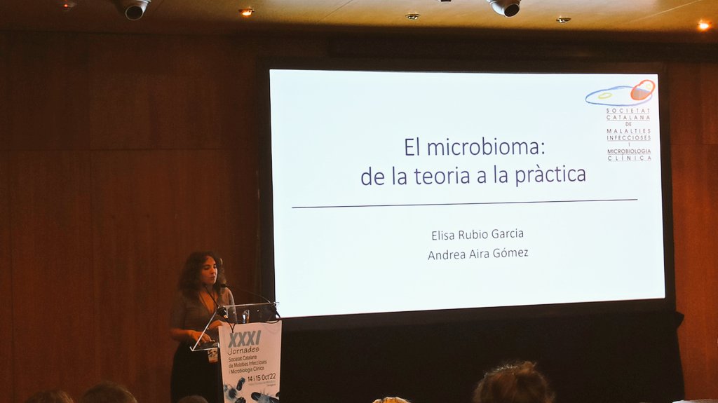Tema actual donde lo haya. #microbioma #microbita #jornadesSCMIMC  por <a href="/elisarubio891/">elisarubio89</a>