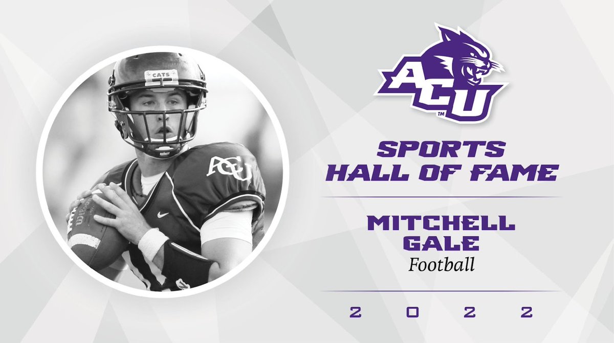 ACUsports's tweet photo. #ACUHOF | Mitchell Gale is the all-time leading passer in ACU history with 12,109 yards from 2009-12, and when he finished his career was the all-time leading passer in Lone Star Conference history.
π https://t.co/8DOK3ZHXxR
#GoWildcats https://t.co/YIu4YUD727