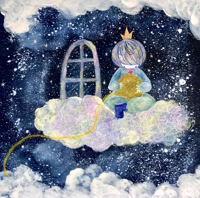 空の冬支度#星空#月 