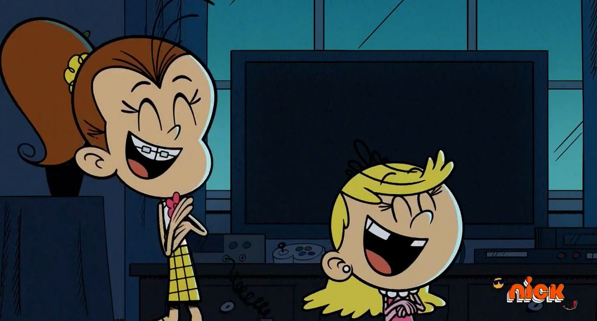 笑ってる二人可愛らしいですね💕😊
#TheLoudHouse #LuanLoud #LolaLoud