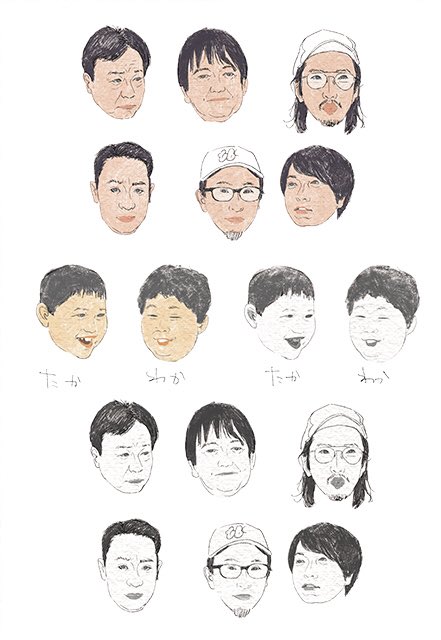 課題絵『顔いろいろ』20点描く。
5枚までしか提出できないので、打ち止めです。 