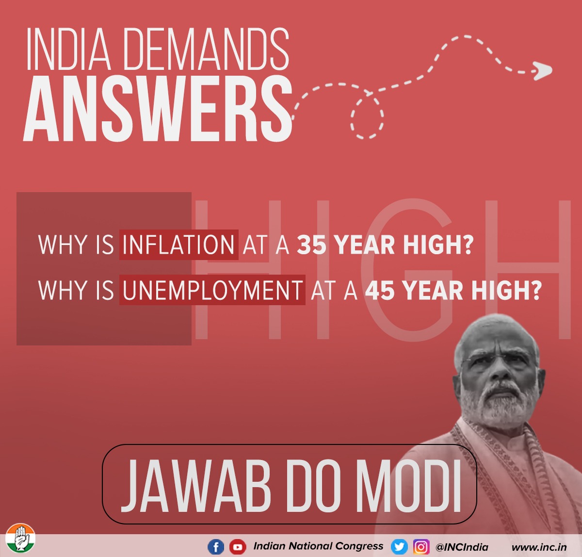 Bharat Jodo on X: Modi ji, jawab do! #BharatJodoYatra