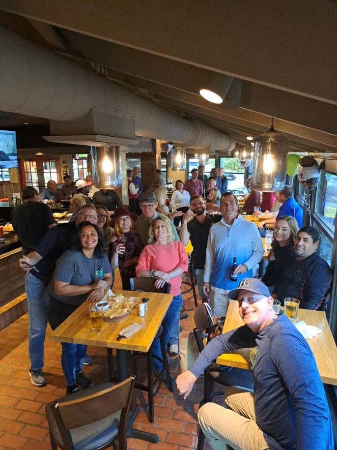 CloudGcloud's tweet photo. Retirement party? No problem!  Big shout out to the team at Hurstbourne Lane that totally rocked this retirement party! Making People Feel Special by way or Raise The Bar!  Susan, Felicia , Blake, Ned and the entire HOH crew! Well Done! #RaiseTheBar https://t.co/aVVgFEkQGb