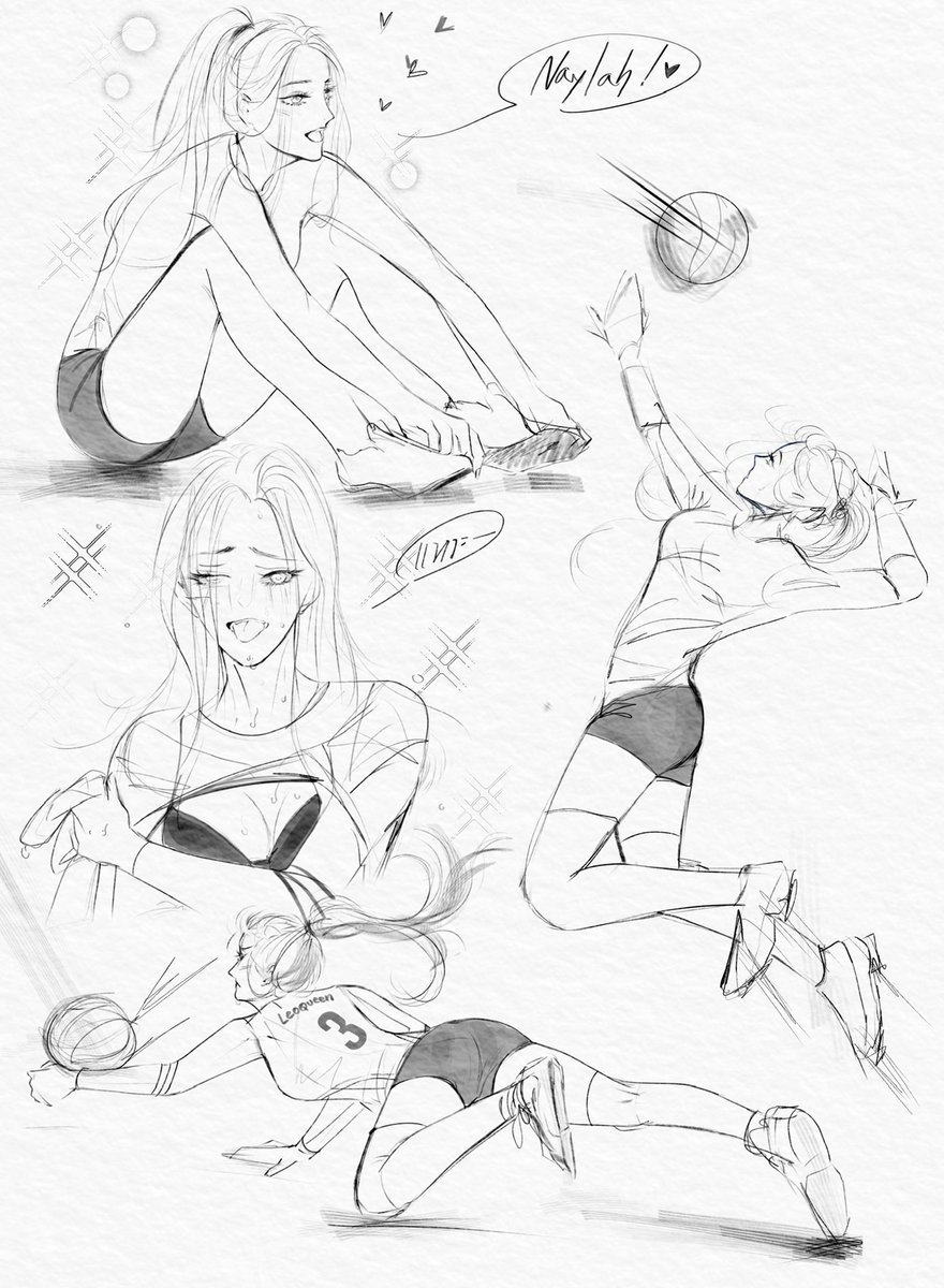 Kayal_LHS's tweet photo. (วาดไว้นานละค่ะแต่ลืมลง คาเยในชมรมวอลเล่จะดูซุกซนว่องไวกว่าปกติ เป็นแงวคาเยที่กระโดดสูง ตบเก่ง แต่จุดอ่อนคือถ้าโดนลูกตบของประธานเมื่อไหร่คาเยจะล้มทันที((แล้วก็ลุกมาเล่นต่ออีก))555555555555555🫵🏽 🏐🐈‍⬛ )

#LHS_LeoQueen https://t.co/kZhb4d1NsM