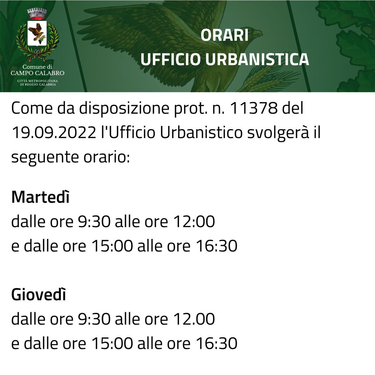 Comune di Campo Calabro (@comcampocalabro) on Twitter photo 