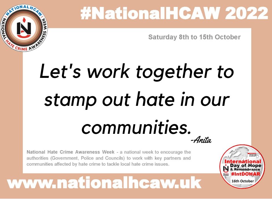 SouthEssexHomes's tweet photo. With #NationalHCAW coming to a close tomorrow we wanted to end the week with some supportive words from our Housing Community Safety Team at South Essex Homes.
#NoPlaceForHate https://t.co/NGMmUkGZw8