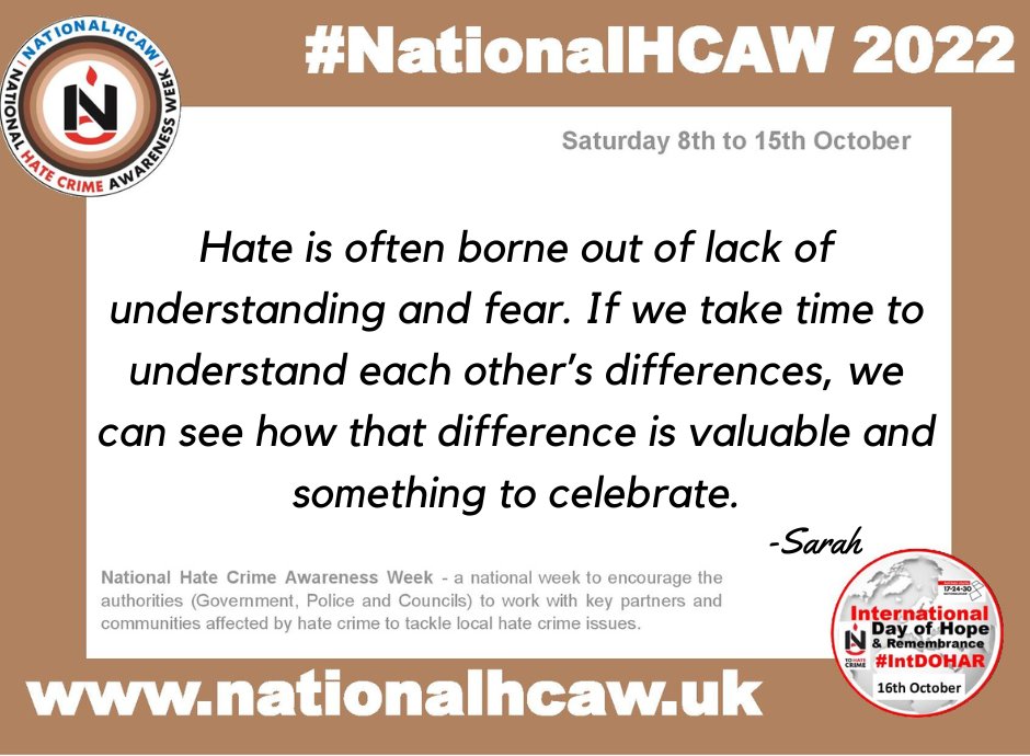 SouthEssexHomes's tweet photo. With #NationalHCAW coming to a close tomorrow we wanted to end the week with some supportive words from our Housing Community Safety Team at South Essex Homes.
#NoPlaceForHate https://t.co/NGMmUkGZw8