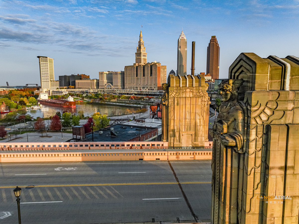 Autumn Colors in Cleveland this Morning