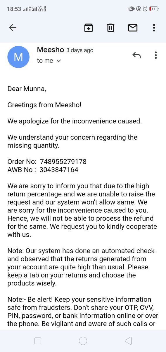 Munnask786786's tweet photo. @Meesho_Official https://t.co/9DTDOXVTTc