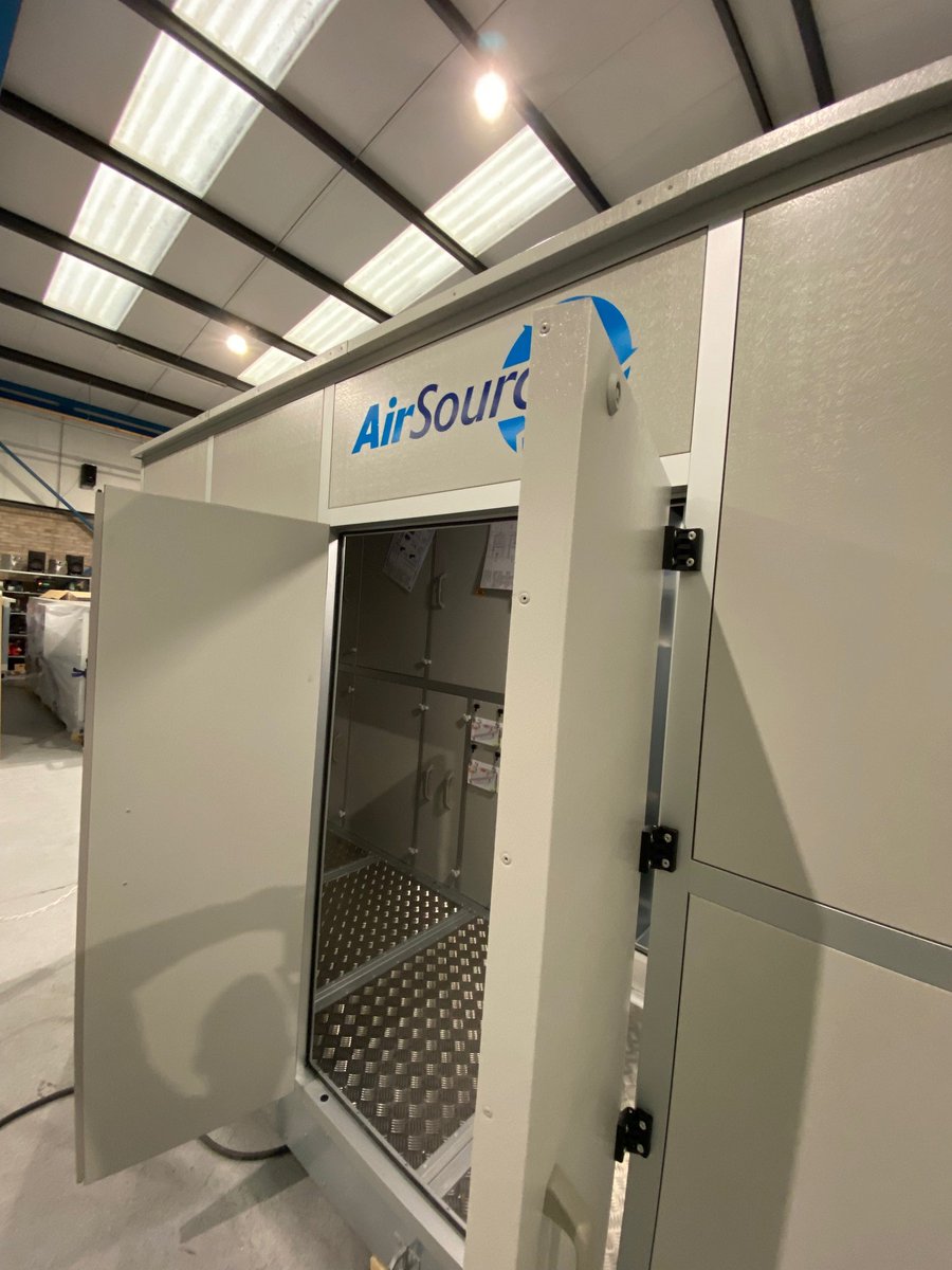 Project in Oldham- for this unit we have built in a weatherproof enclosure to keep the weather out while engineers work on the unit, keeping them dry and happy
Contact us for any bespoke air handling unit solutions such as this