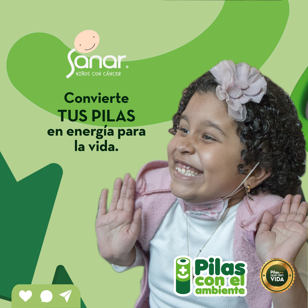 PilasColombia's tweet photo. Tus pilas usadas tienen una contribución muy importante en la lucha contra el cáncer, permiten brindar atención psicológica y social oportuna a niños y niñas de la Fundación @sanarcancer .🔋👧🧒👦

💚 Consulta nuestros puntos de recolección aquí 👉 https://t.co/586g9ubotz https://t.co/Bls5iMeTVD