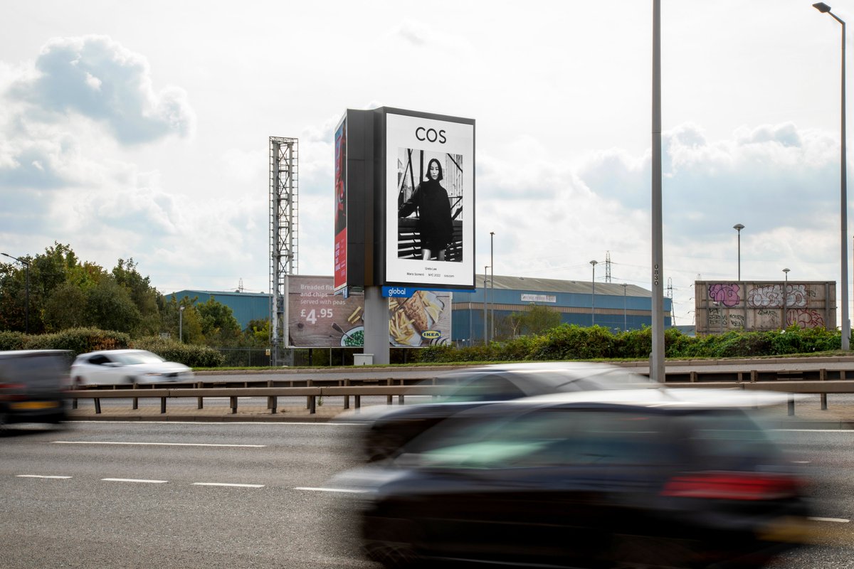 We loved working on this beautiful multi-format #OOH for #COS in the UK and Italy with <a href="/mindshare/">Mindshare</a> *chef's kiss*