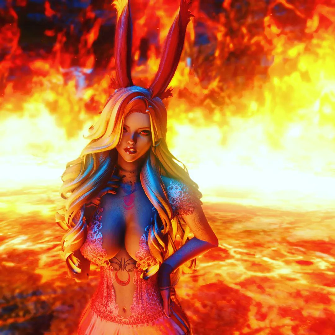 MinahsGirls0284's tweet photo. Feeling hot in my Element 

#FFXIV #FFXIVART #ffxivsnaps #FINALFANTASYXIVOnline https://t.co/xmtfuVP7qP