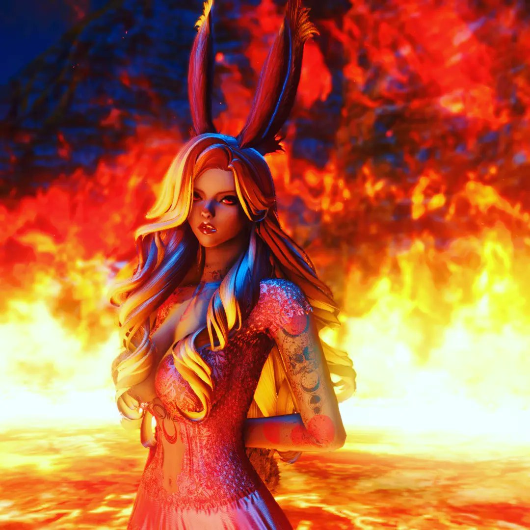 MinahsGirls0284's tweet photo. Feeling hot in my Element 

#FFXIV #FFXIVART #ffxivsnaps #FINALFANTASYXIVOnline https://t.co/xmtfuVP7qP