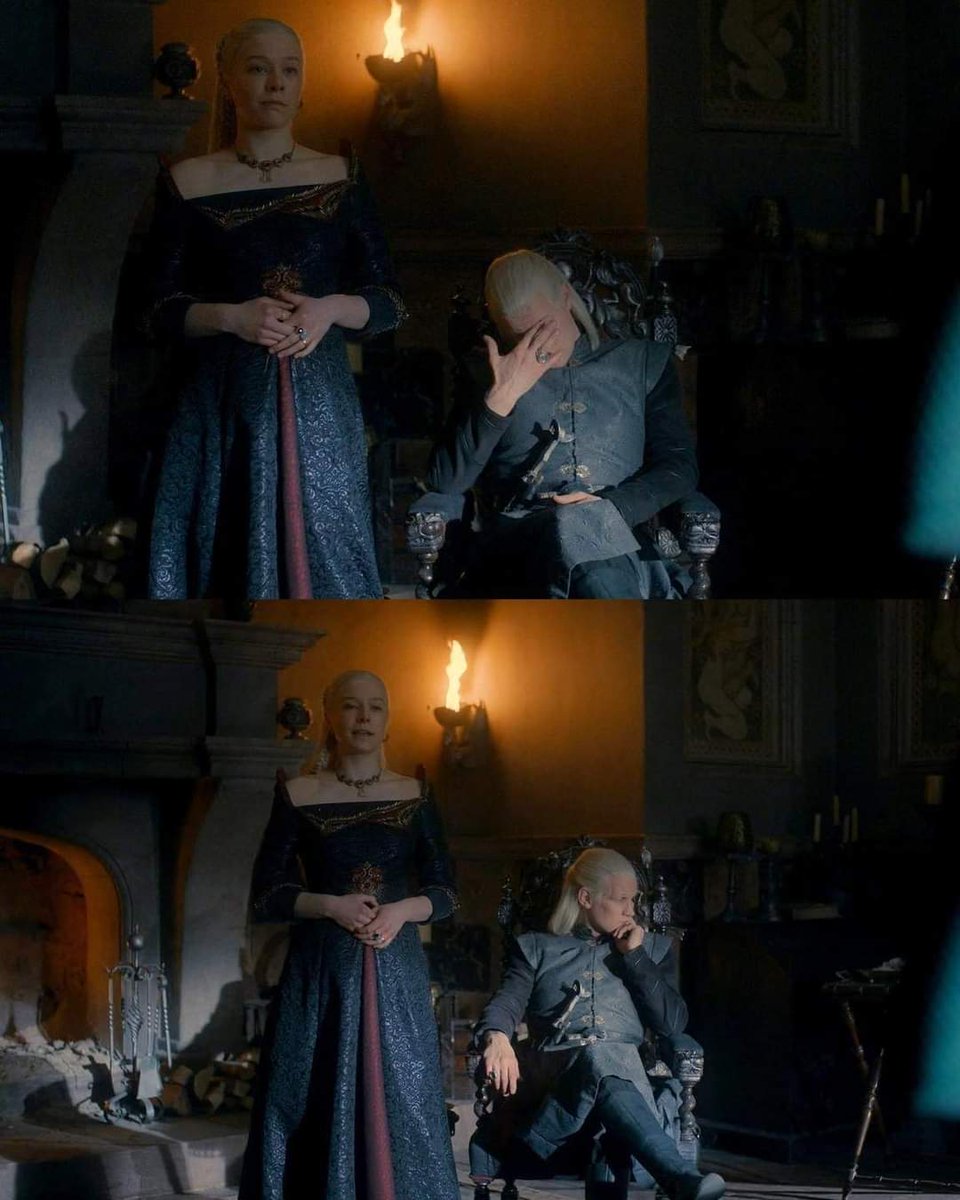 HOTDFans's tweet photo. Daemon whenever he sees Alicent 😂
#HouseOfTheDragon #HOTD #RhaenyraTargaryen #DaemonTargaryen #AlicentHightower https://t.co/uw86ieSxbn