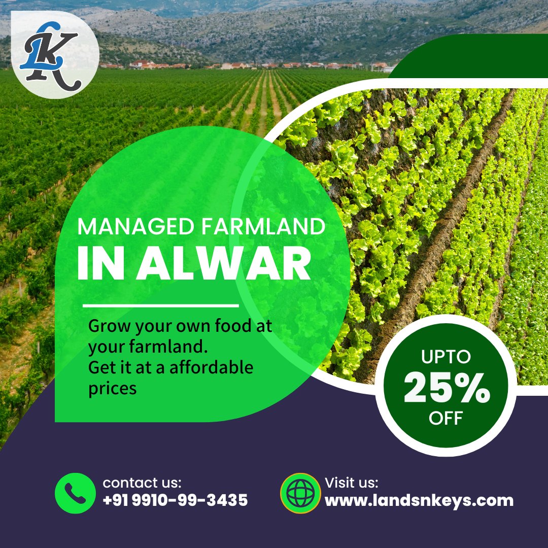 landsnkeys's tweet photo. Get the offer right now!
Farmland in Alwar, Rajasthan.
Contact Us: +91 99109 93435
#landsnkeys #property #properties #propertymanagement #propertyinvestment #propertyfinder #farm #farmer #farmhouse #farmlife #farming #farmhousestyle #bestinvestment #buy #buynow #buylocal #alwar https://t.co/JJyrPpalDn