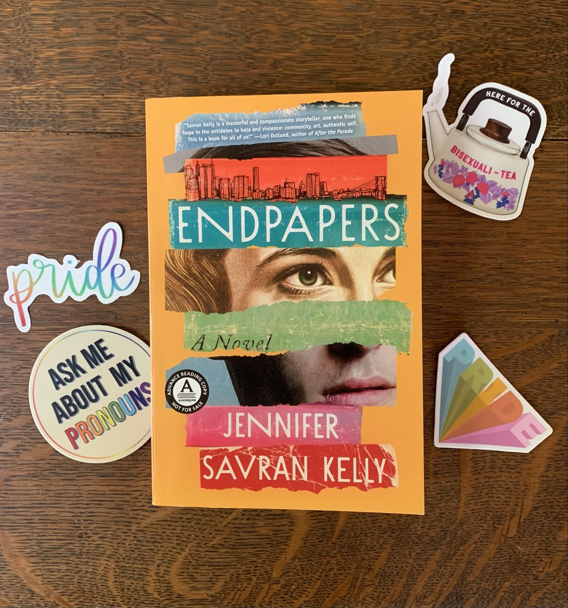 It looks like there will be an audiobook for ENDPAPERS and we'll have a genderqueer or nonbinary narrator, and I'm very excited about all of it!