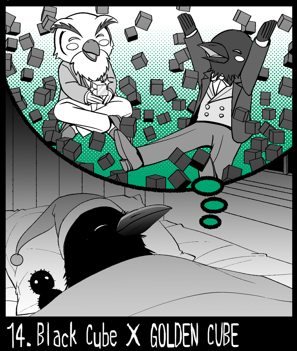 Laketober Challenge 2022
[14. Black Cube × GOLDEN CUBE]
#Laketober #TeamPast #TeamFuture #rustylake