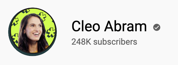 Cleo Abram on Twitter: “we’re so close to a quarter million for Huge If