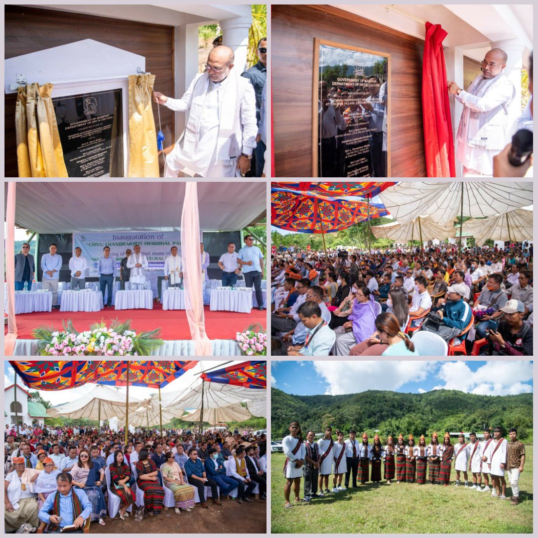 BJP Manipur (@bjp4manipur) on Twitter photo Earlier today in Churachandpur ,Hon'ble CM Shri <a href="/NBirenSingh/">N. Biren Singh</a> inaugurated the “Chivu Chandrakirti Memorial Park” and laid the foundation stone of “Manipur Southern Cultural Centre”. Earlier today in Churachandpur ,Hon'ble CM Shri <a href="/NBirenSingh/">N. Biren Singh</a> inaugurated the “Chivu Chandrakirti Memorial Park” and laid the foundation stone of “Manipur Southern Cultural Centre”.