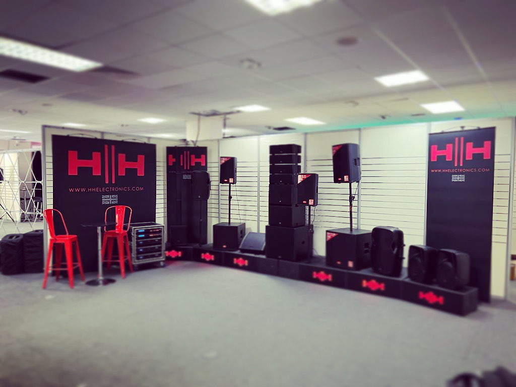 HHAudioUK's tweet photo. All set up and ready for the BPM Show... See you there?
#bpm2022 #djs #tradeshow #loudspeakers #audio #hhelectronics | @BPM_SHOW https://t.co/YTH4iQlHic