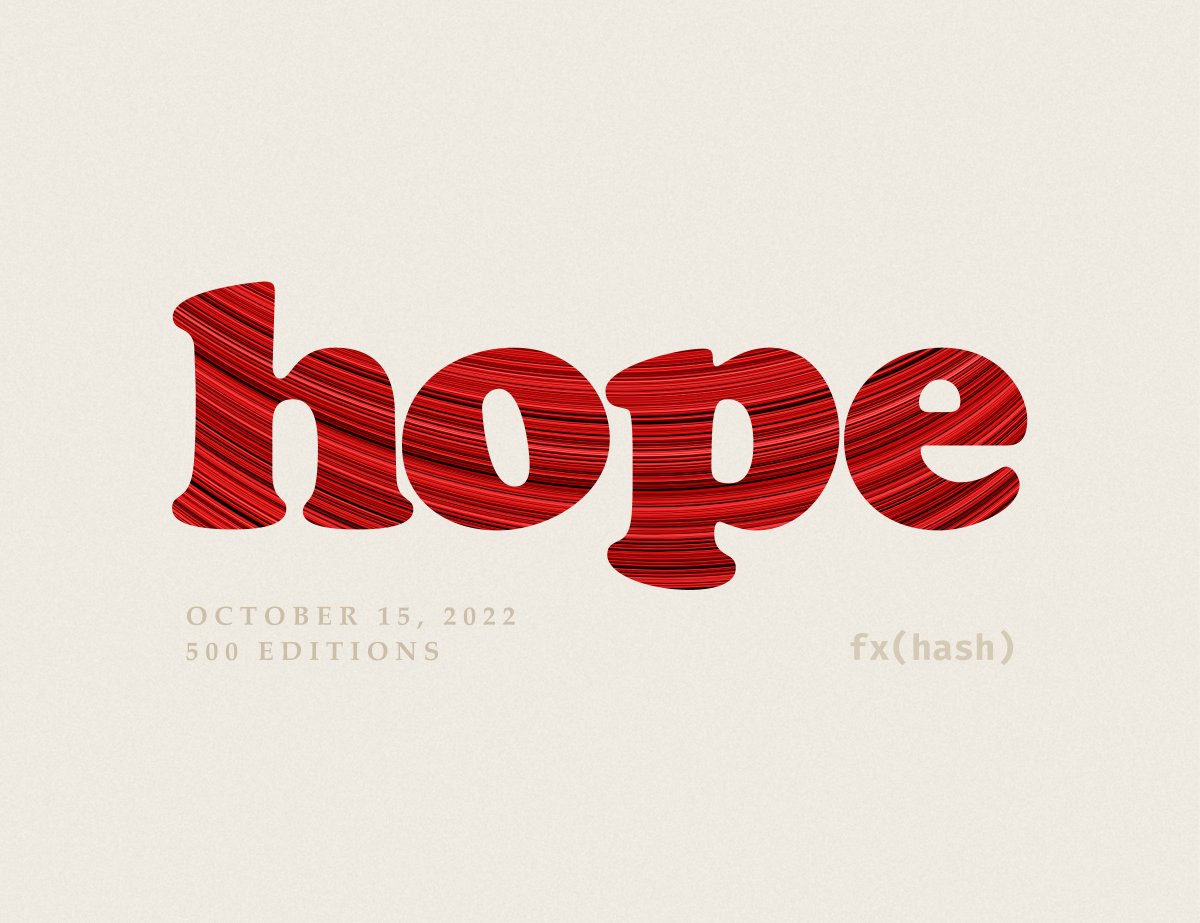 fauxjebus's tweet photo. Here’s a peek into the making of Hope.
Opening tomorrow!
#generativeart #genart #genartclub #p5js #tezos #fxhash #fxhope https://t.co/dRspfPdOas